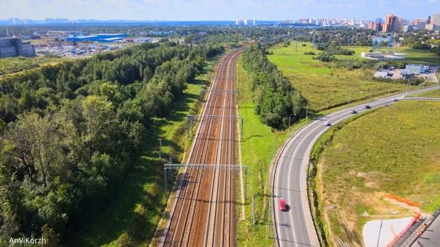 МЦД-1, часть 6 Немчиновка - Одинцово. Подробно посмотрим станцию Сколково. смотреть онлайн