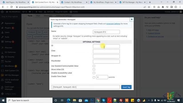How to Add a Honeypot to Contact Form 7 in WordPress смотреть онлайн