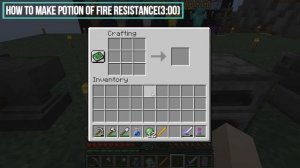 Minecraft: How to Make Potion of Fire Resistance(3:00)