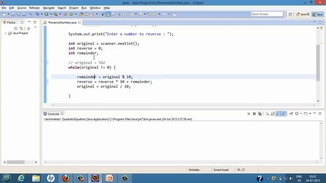 How to Reverse a number in Java? смотреть онлайн