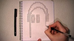 Рисунки по Клеточкам #Напстаблук из Андертейл