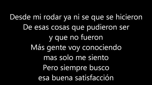 La 25 - Solo Voy (LETRA) смотреть онлайн