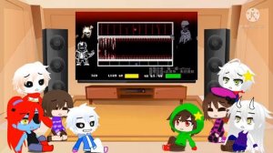Undertale&StoryShift React to Former Time Trio Phase 3 Fight (Request)