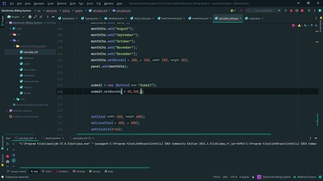 Electricity Billing System | Java Project | Creating the Calculate Bill class смотреть онлайн