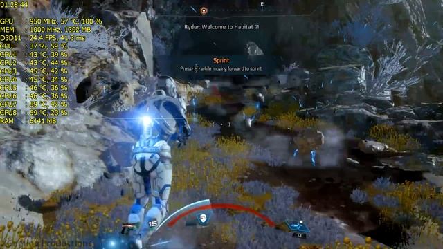 Mass Effect: Andromeda | R7 240 2GB DDR3 | 720p | LOW | FPS - TEST смотреть онлайн