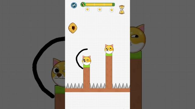 Draw a line to save your little dog from bee | ? Dog Rescue Puzzle Game | Ep-1 #shorts #gaming