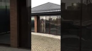 Раздвижные двери в беседку 1