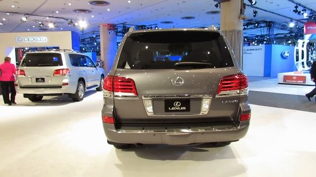 2013 Lexus LX570 Exterior at 2012 New York International Auto Show смотреть онлайн