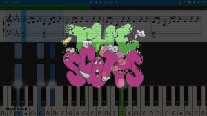 THE SCOTTS, Travis Scott, Kid Cudi - THE SCOTTS [Piano Tutorial | Sheets | MIDI] Synthesia