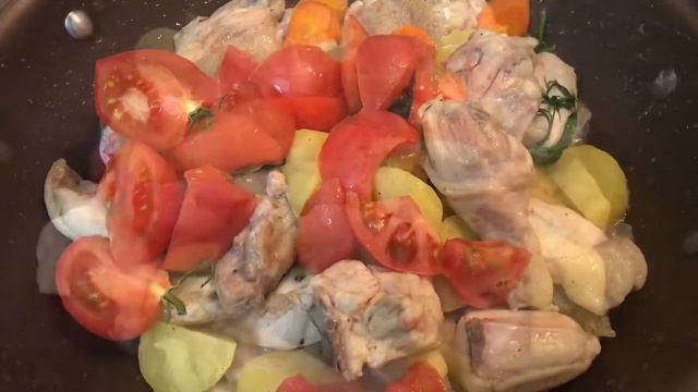 Цыплёнок с овощами Как приготовить курицу с овощами Простые рецепты cooking смотреть онлайн