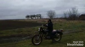 Дрифт на мотоцикле Минск (часть1) ?