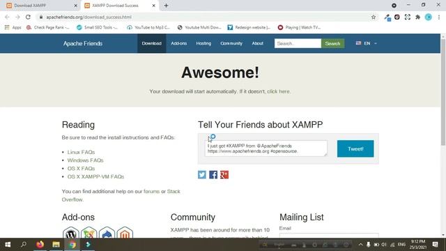 How to Install XAMPP Server on Windows 10 [ 2021 Update ] Step by Step Installation guide смотреть онлайн