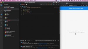 Flutter || Scaffold Widget Using VS Code