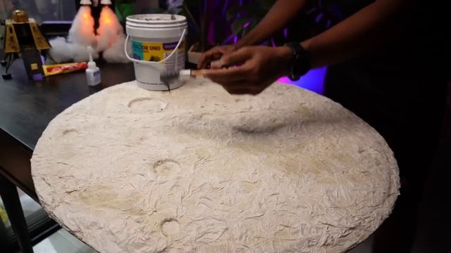 How to Make DIY Moon | Ganpati Decoration | Chandrayaan Theme?? смотреть онлайн