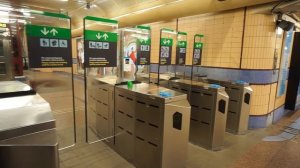 Sweden, Stockholm, Central station, DEKRA elevators and train ride to Stockholm Södra