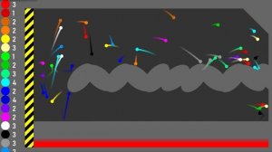 Shutter Crush The Gear Marble Survival Race in Algodoo