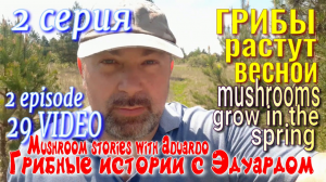 ГРИБЫ Растут Весной! 2 серия. Video 29. Грибные Истории с Эдуардом