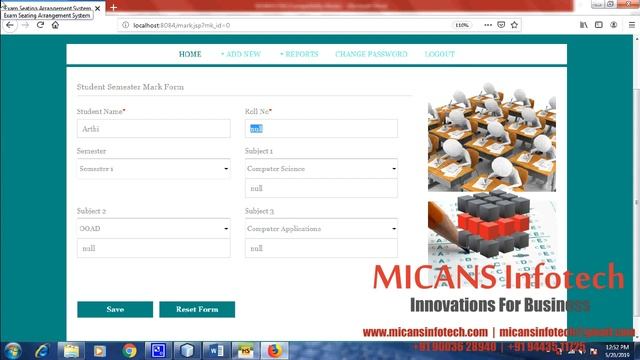 EXAM CELL SEAT ALLOCATION WITH SEMESTER RESULT APPLICATION JAVA PROJECT смотреть онлайн