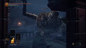 Dark Souls III - How to kill Cathedral of the Deep Giant in style (100% safe, 0% skill)