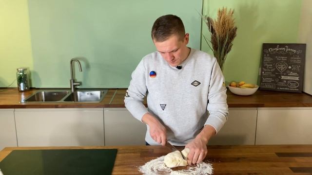 Простой рецепт | Лепешки с зеленью и сыром | Тесто на кефире