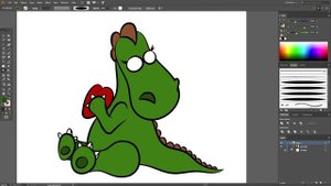 Как нарисовать и раскрасить персонаж в Adobe Illustrator