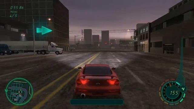 Midnight Club II (PC, 2003) Гонка 14 Лос-Анджелес Gina 2 (Mauro) Побеждает сильный (Монструо)