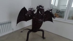 Поделки из металла 2. Дракон из металла.