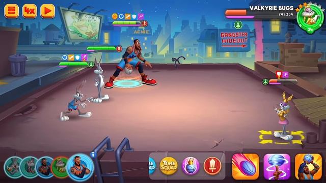 Looney Tunes World of Mayhem - Gameplay Walkthrough Part 11 - Dunker Bugs (iOS, Android) смотреть онлайн