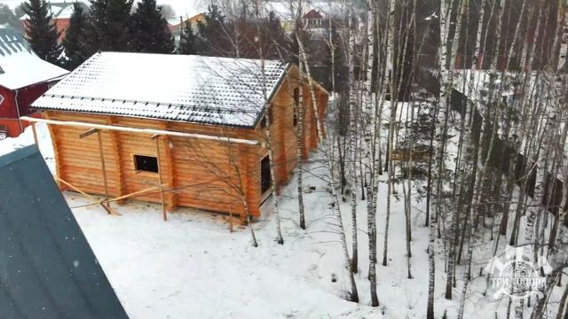 Проект КВЕБЕК | Дом из рубленного бревна 270м2 смотреть онлайн