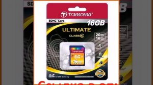 Карта памяти Transcend SD Card 16Gb, класс 10, SDHC