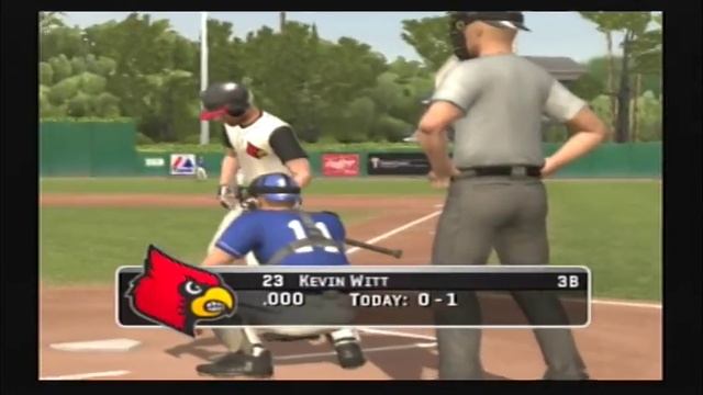 MVP NCAA Baseball 07 Super Regional Game Kentucky Wildcats vs Louisville Cardinals смотреть онлайн
