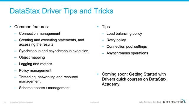 Top 10 Best Practices for Apache Cassandra and DataStax Enterprise | DataStax