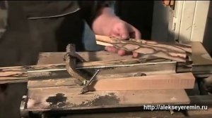 Изготовление кия для русского бильярда (2) напиловка