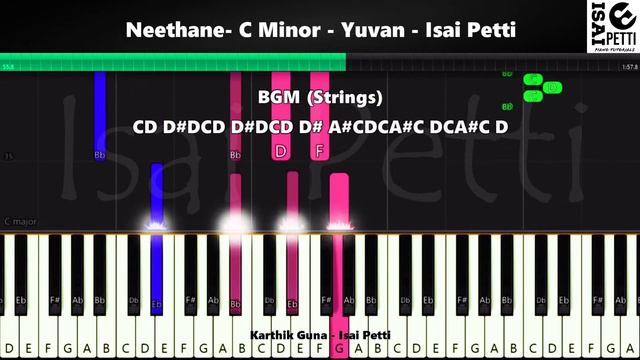 Neethane En Narambukul | Piano Notes | Yuvan | Isai Petti смотреть онлайн