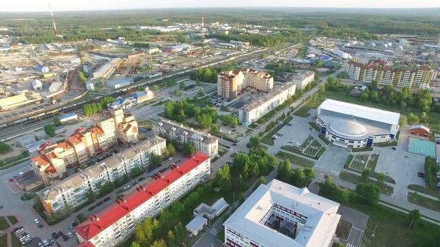 Югорск панорама с квадрокоптера