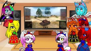 CountryFurries (Kingdom Universe) React to: World of tanks / Stepes / T-34 85 & SU-100 ( New intro