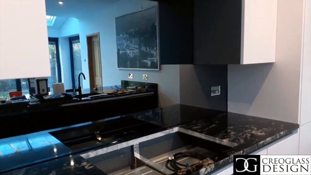 Grey Toughened Mirror by Creoglass Design Modern Kitchen Splashbacks 01923 819 684 смотреть онлайн