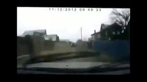 Погоня ДПС за джипом Лексус в городе