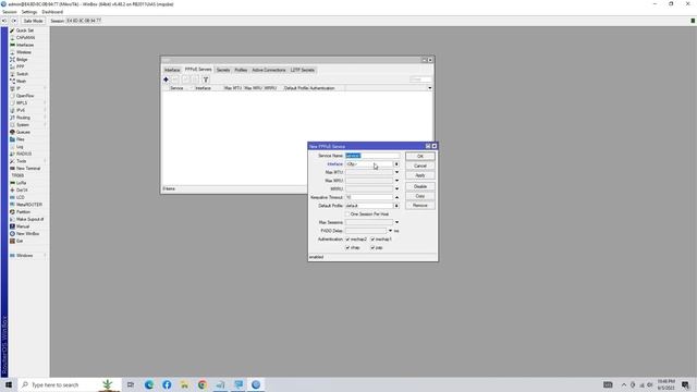 Setup pppoe server Mikrotik | Mikrotik pppoe server configuration