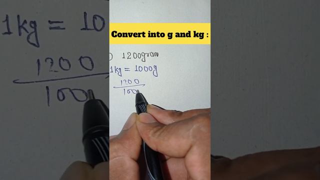 Convert into g and kg | Metric System | Measurement of Mass | kg to gram | #kilogram #gram #mass #k