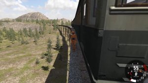 ПОЕЗД СМЕРТИ! ВЫЖИТЬ МЕЖДУ РЕЛЬСАМИ | BeamNG.drive