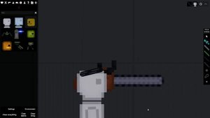 играю в пипл плейграунд сщздал человека бензопилу