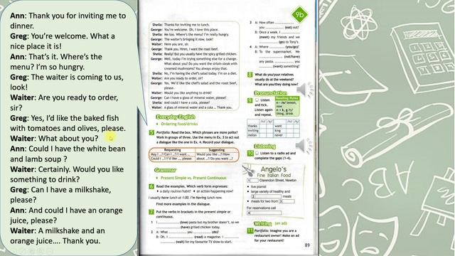 Spotlight 6. Модуль 9b. On the menu.