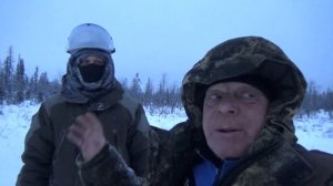 НА СНЕГОХОДЕ В ТАЙГУ, ПРОБИВАЕМСЯ К ИЗБЕ.