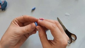 Брошь-талисман "Синяя птица". Мастер-класс. Лепка из зефирной полимерной глины. Без запекания