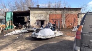 Аэролодка Сокол 35лс гибрид (с поддувом )