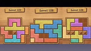 Wood Block Puzzle Walkthrough Solutions Level 121-140