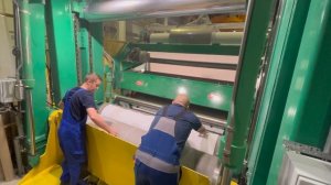 Как делают обои? Часть 1 Производство флизелина