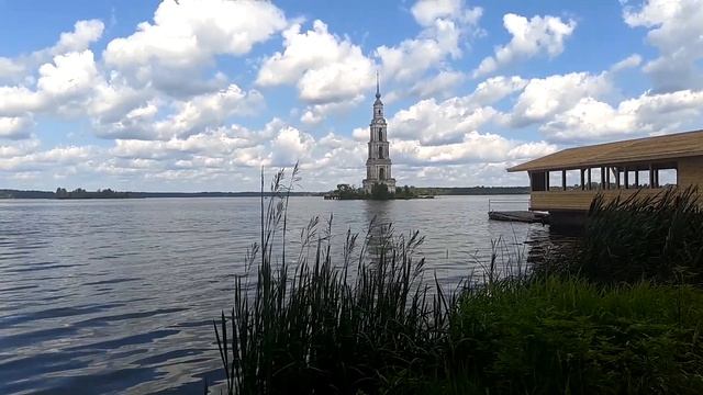 Калязин. Колокольня Никольского собора. смотреть онлайн