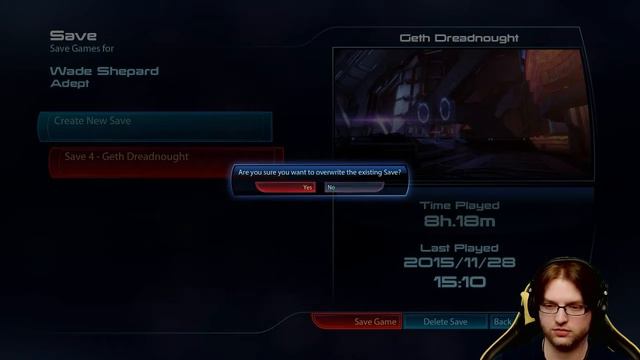 [17] Wade plays Mass Effect 3